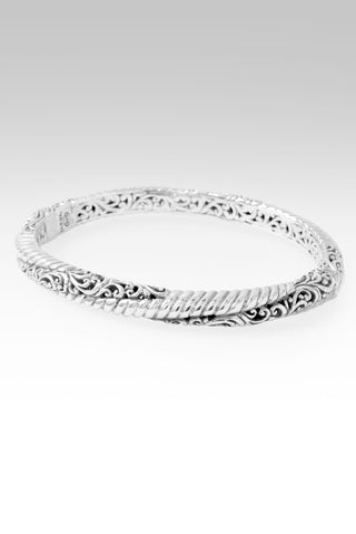 Hope Restored Bangle Bracelet™ in Tree of Life & Cable