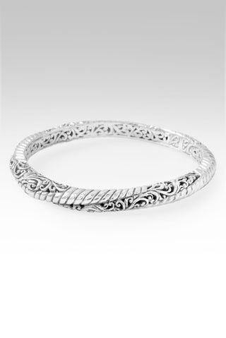 Hope Restored Bangle Bracelet™ in Tree of Life & Cable