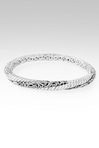 Hope Restored Bangle Bracelet™ in Tree of Life & Cable