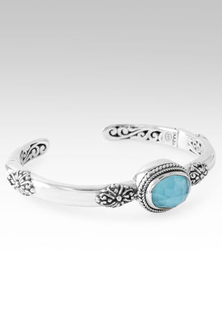 Sees My Worth Cuff Bracelet™ in Paraiba Mother of Pearl Quartz 6.25