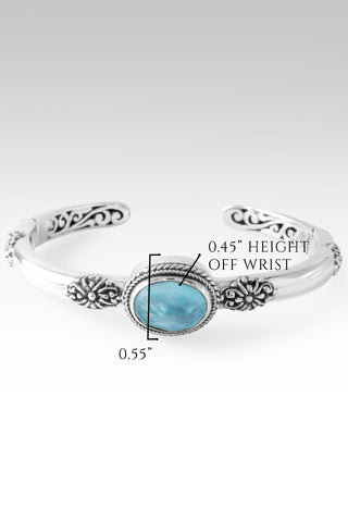 Sees My Worth Cuff Bracelet™ in Paraiba Mother of Pearl Quartz 6.25