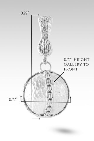 Harmony Ball Pendant™ in Hammered