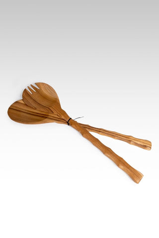 🎁 12" Carved Wooden Spoons Set Of 2 (100% off) - only found at SARDA™
