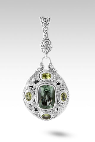 Saves The Lost Pendant™ in Sea Green Fluorite & Peridot