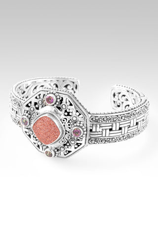 U R Unforgettable Cuff Bracelet™ in Yam Rhumba™ Drusy & Bali Sunrise™ Mystic Topaz