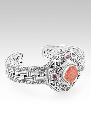 U R Unforgettable Cuff Bracelet™ in Yam Rhumba™ Drusy & Bali Sunrise™ Mystic Topaz
