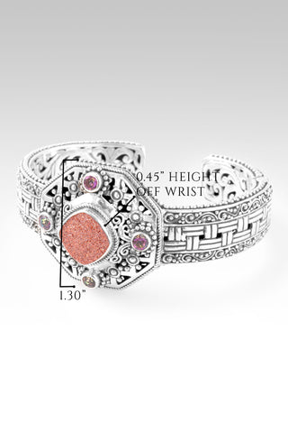 U R Unforgettable Cuff Bracelet™ in Yam Rhumba™ Drusy & Bali Sunrise™ Mystic Topaz