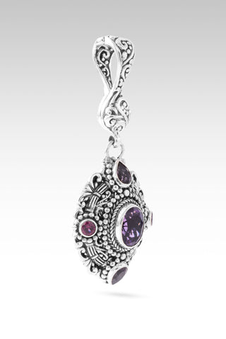 U Have Delivered Me Pendant™ in Amethyst, Strawberry Moon™ Mystic Topaz & Rhodolite Garnet