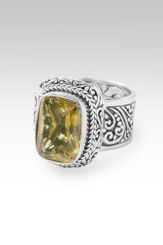 Bitter Into Sweet Ring™ in Olive Quartz 5