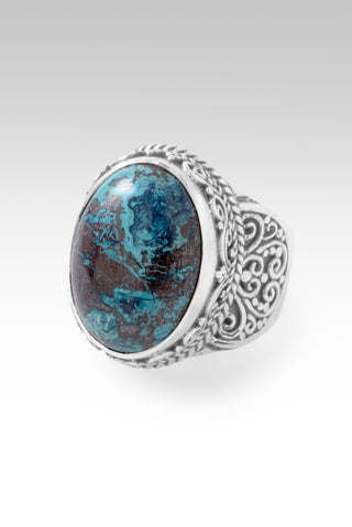 Nothing More Real Ring™ in Chrysocolla 5