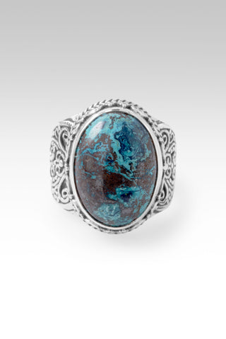 Nothing More Real Ring™ in Chrysocolla 5