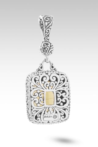 Bitter Into Sweet Pendant™ in Olive Quartz