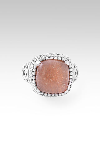 One That Never Ends Ring™ in Peach Sunstone 5