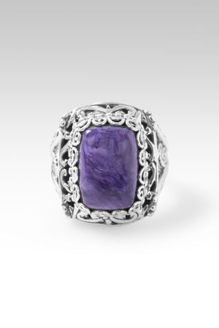 Never Leaves U Ring™ in Charoite 5