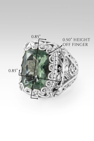 Saves The Lost Ring™ in Sea Green Fluorite 5