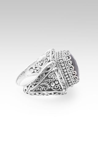 Worshipping In & Thru It Ring™ in Smoky Quartz 5