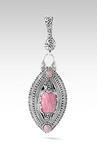Overflowing Gratitude Pendant™ in Rhodochrosite & Pink Opal