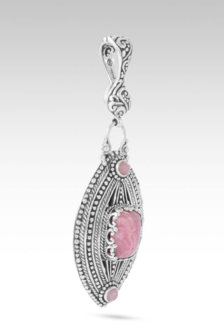 Overflowing Gratitude Pendant™ in Rhodochrosite & Pink Opal