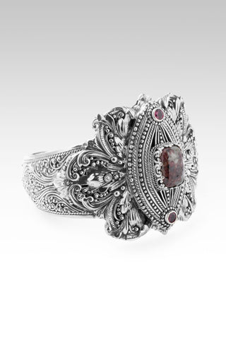 Overflowing Fulfillment Cuff Bracelet™ in Eudialyte & Rhodolite Garnet 7