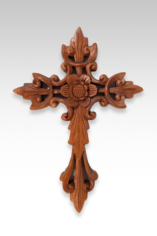 🎁 16" X 11" Carved Wooden Cross (100% off) - only found at SARDA™