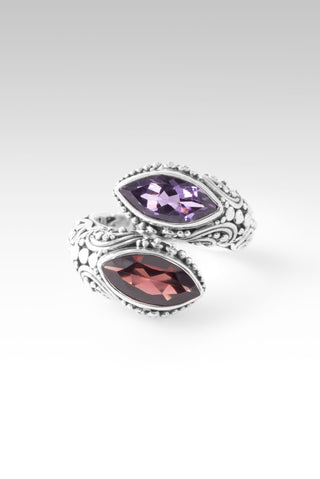 Searching Completed Ring™ in Amethyst & Garnet