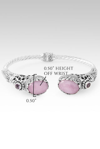 One Salvation Tip-To-Tip Bracelet™ in Kunzite & Rose De France Amethyst 6.25