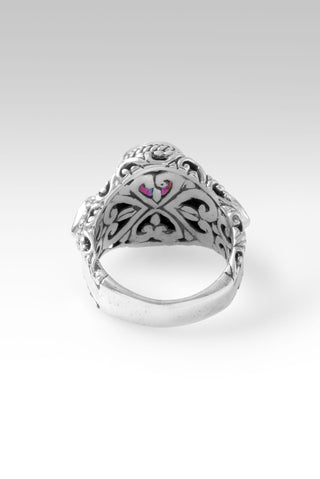 Turn It For Good Ring™ in Bluejay Jazz™ Mystic Quartz & Amethyst 5 / Tree Of Life / Bluejay Jazz™ Mystic Quartz, Amethyst