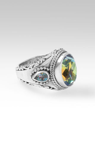 Turn It For Good Ring™ in Endless Song™ Mystic Quartz & Unicorn Dreams™ Mystic Topaz 5 / Tree Of Life / Endless Song™ Mystic Quartz, Unicorn Dreams™ Mystic Topaz