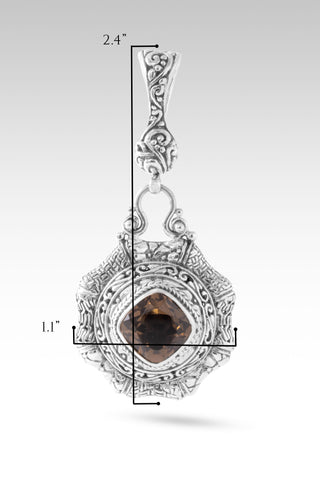 Perfect Love Found Pendant™ in Smoky Quartz