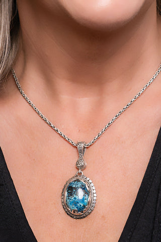 Nothing More Real Pendant III™ in Chrysocolla