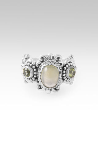 Unwavering Hope Ring™ in Prehnite & Peridot 5