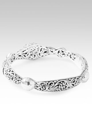 Graceful Beauty Bangle Bracelet™ in Pink Cashmere™ Mystic Quartz & Pale Plum™ Mystic Topaz 6.25