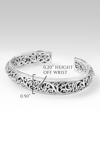 No Weapon Will Prosper Cuff Bracelet™ in Tree of Life & High Polish 6.25