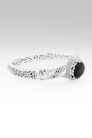 Forgiveness Given Bangle Bracelet™ in Black Onyx 6.25