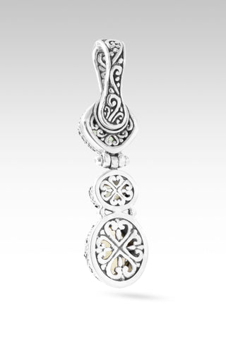 Plan Amidst Suffering Pendant™ in Sunflower Citrine, Green Chalcedony & Peridot
