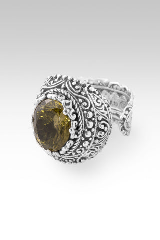 I Believe, I Overcome Ring™ in Olive Quartz 5