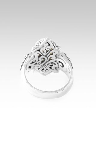 Sees My Worth Ring™ in Paraiba Mother of Pearl Quartz 5