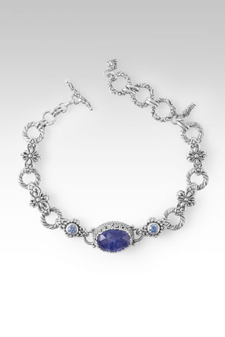 Jesus Take Control Bracelet™ in Tanzanite & Celestial Blue™ Mystic Moissanite