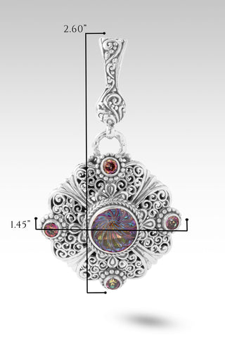 I Believe in Miracles Pendant™ in Northern Lights™ Mystic Quartz & Bali Sunrise™ Mystic Topaz
