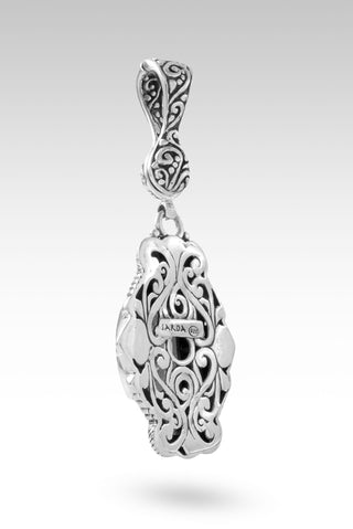 Overflowing Mercy Pendant™ in Eudialyte & Black Spinel