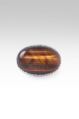 Nothing He Can't Do Ring™ in Chocolate Tiger's Eye 5