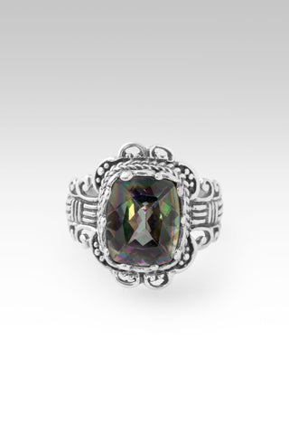 His Wonderful Works Ring™ in Green King™ Mystic Topaz 5