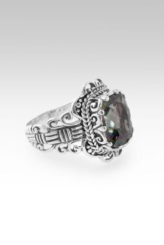 His Wonderful Works Ring™ in Green King™ Mystic Topaz 5