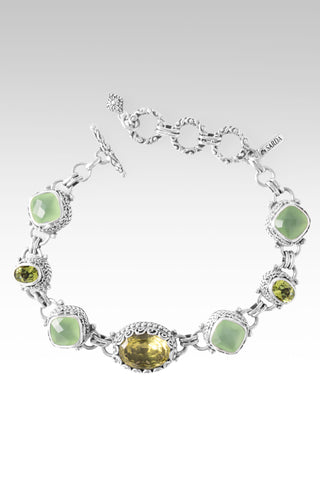 Plan Amidst Suffering Bracelet™ in Sunflower Citrine, Green Chalcedony & Peridot 7 - 7.75