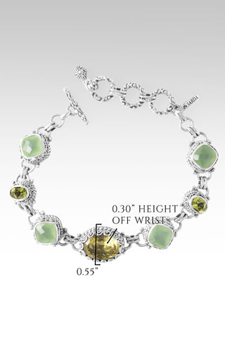 Plan Amidst Suffering Bracelet™ in Sunflower Citrine, Green Chalcedony & Peridot 7 - 7.75