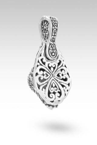 Strength Given Pendant™ in Bluejay Jazz™ Mystic Quartz & Amethyst Tree Of Life / Bluejay Jazz™ Mystic Quartz, Amethyst, D31 Magnet