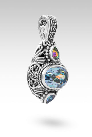 Strength Given Pendant™ in Endless Song™ Mystic Quartz & Unicorn Dreams™ Mystic Topaz Tree Of Life / Endless Song™ Mystic Quartz, Unicorn Dreams™ Mystic Topaz, D31 Magnet