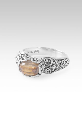 Worlds in His Hands Ring II™ in Copper & Gold Rutilated Quartz 5 / Tree Of Life / Copper & Gold Rutilated Quartz