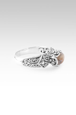 Worlds in His Hands Ring II™ in Copper & Gold Rutilated Quartz 5 / Tree Of Life / Copper & Gold Rutilated Quartz
