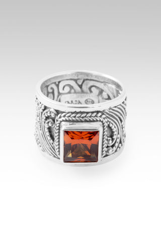 Nothing is Impossible with God Ring™ in Padparadscha Lab Created Sapphire 5